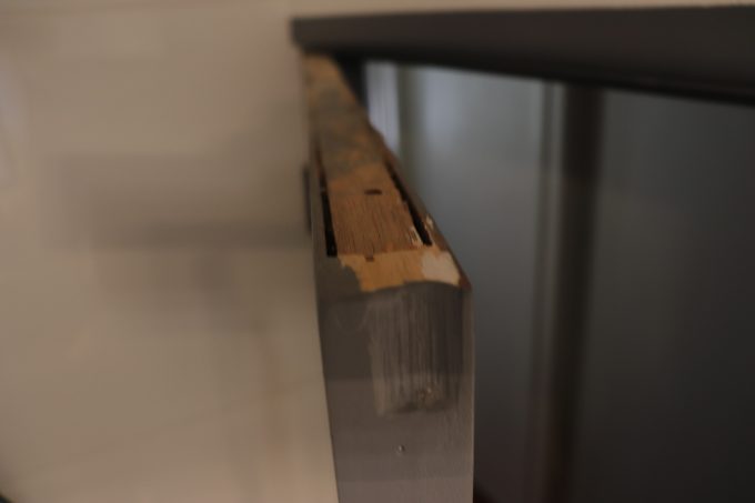 Photo of bathroom door